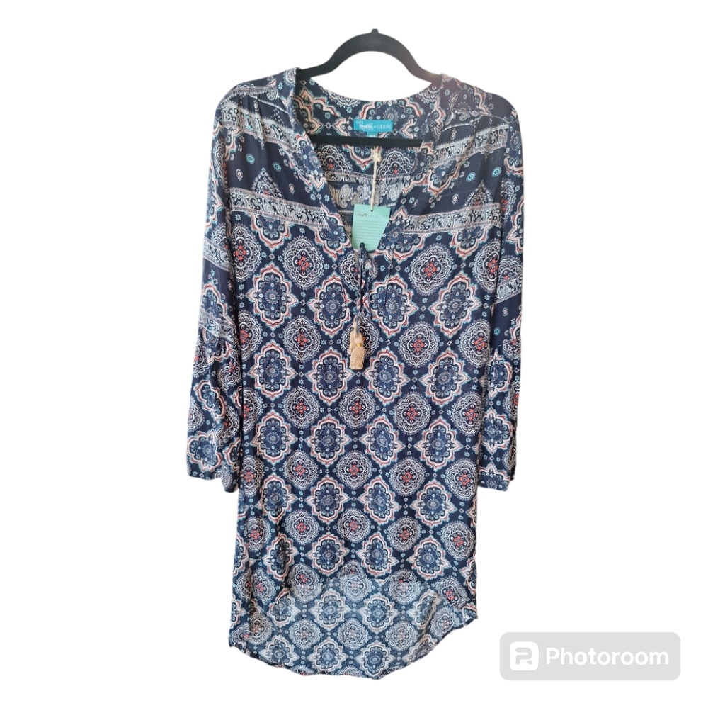 Daughters of Culture Boho Tunic Dress - Size XS/S - NEW